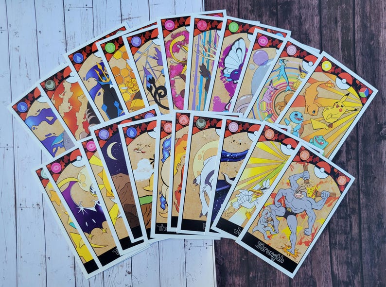 May include: A set of 16 colorful cards featuring various Pokemon characters. Each card has a different Pokemon and a unique design. The cards are made of sturdy cardstock and are perfect for playing games or collecting.