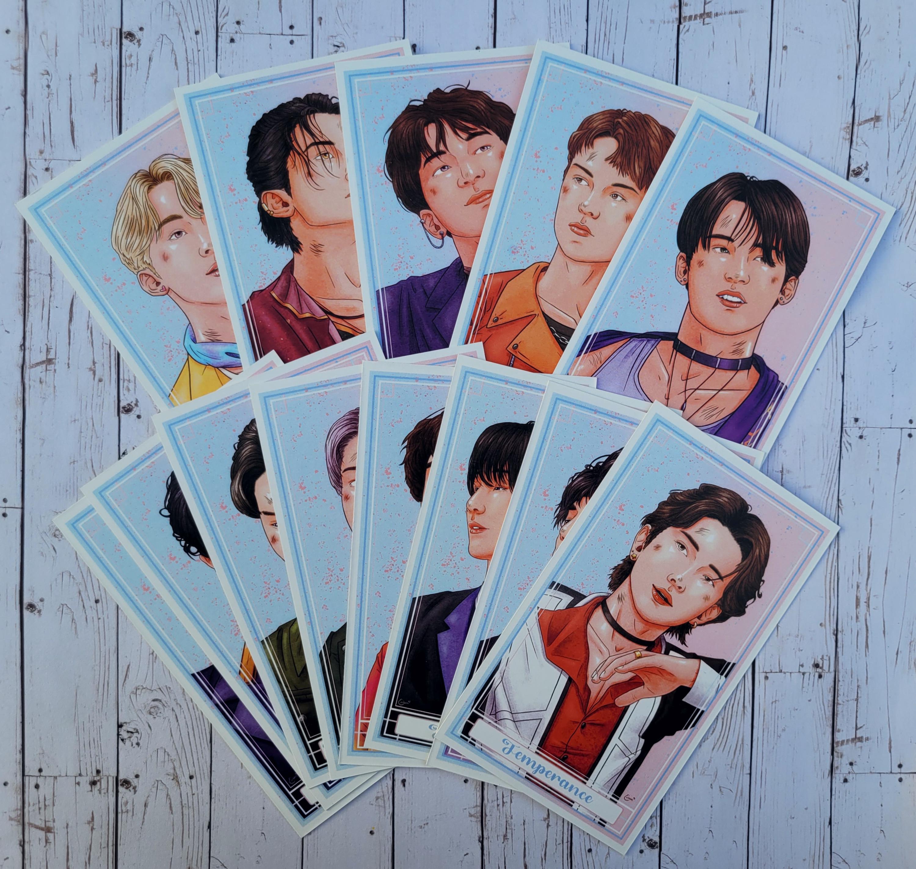 K-pop SEVENTEEN Tarot Card Set, SEVENTEEN Fan K-pop Merch, Unique