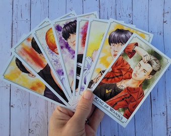 K-pop ATEEZ Tarot Card Set, ATEEZ Fan K-pop Merch, Unique Gift for