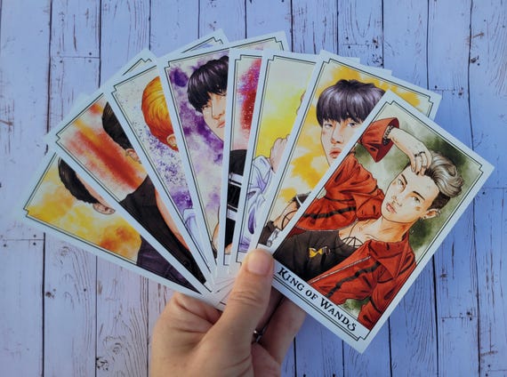 K-pop ATEEZ Tarot Card Set, ATEEZ Fan K-pop Merch, Unique Gift for