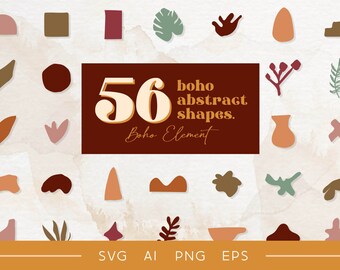 Boho Element SVG, Boho Clipart, Boho SVG, Boho Abstract, Boho Svg, Boho Eps, Boho Png, Boho Frames, Digital Download, Boho Ornament