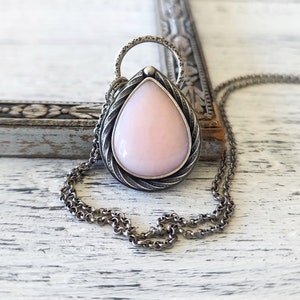 Opal Necklace // Peruvian Pink Opal