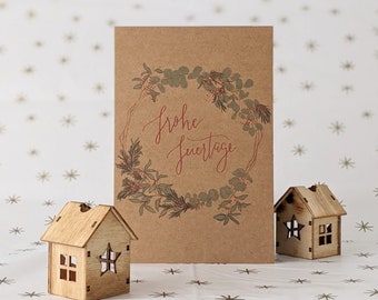 Weihnachtskarten Aquarell Etsy