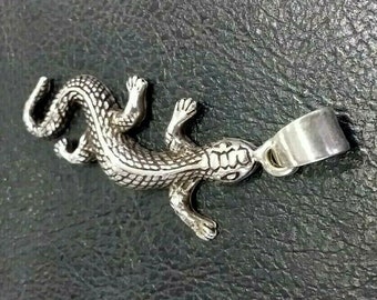 GENUINE 925 SILVER LIZARD CHAMELION CHARM PENDANT FOR CHARMS BRACELET C35C