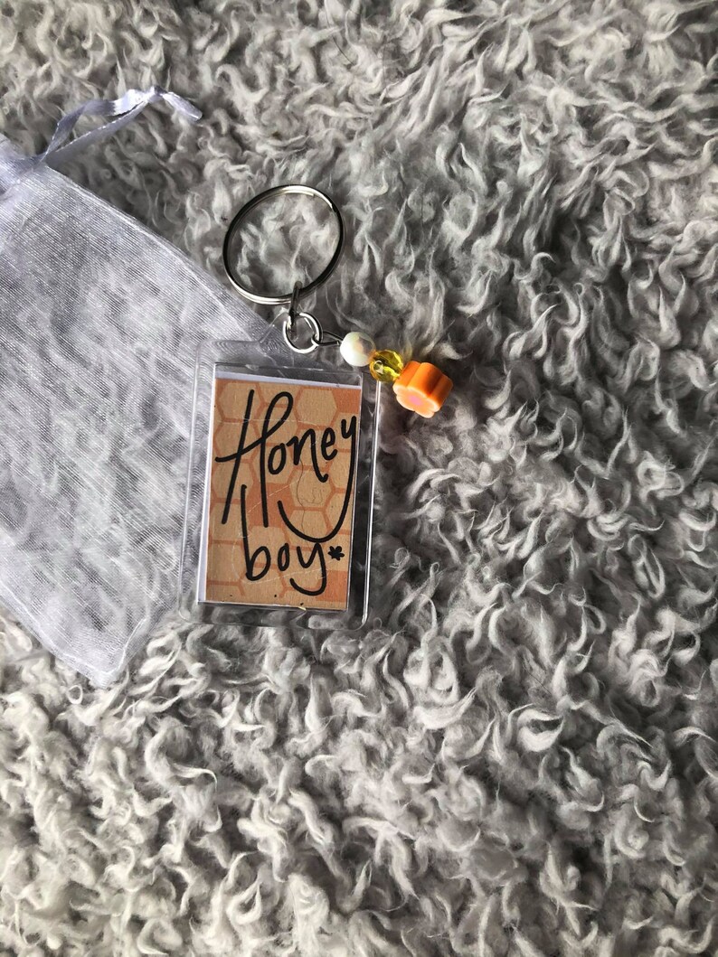 Namjoon RM Love Yoongi Suga Honey Boy BTS inspired Keychain