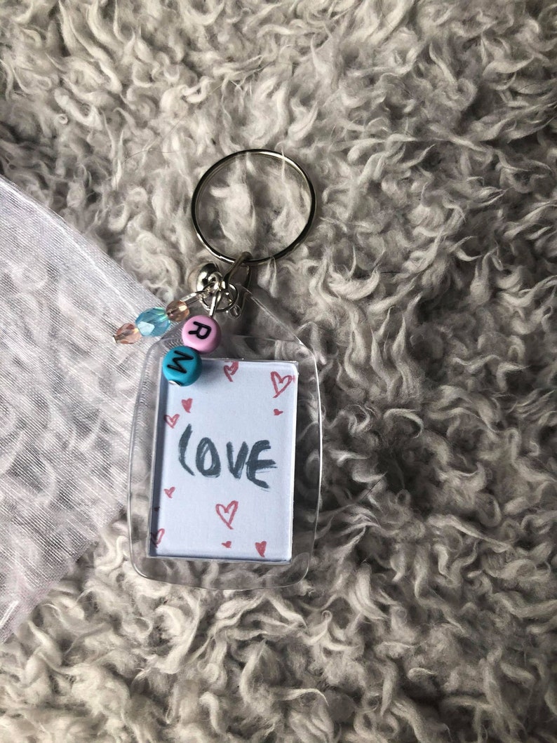Namjoon RM Love Yoongi Suga Honey Boy BTS inspired Keychain