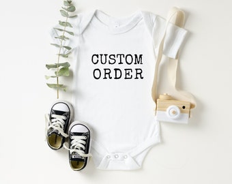 Custom ONESIES®,Baby shower gift,Custom Onesie,Baby gift,Pregnancy reveal ,Baby Clothes,Bodysuit Onesie,announcement Onesies, new baby gift