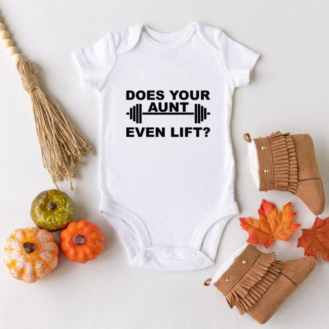 Does Your Aunt Even Lift Aunt Onesie Aunt Workout Gift Aunt Etsy Australia