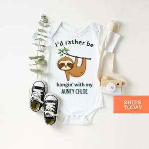 Personalised Aunty is My Favorite Baby Bodysuit Custom Aunt Baby ...