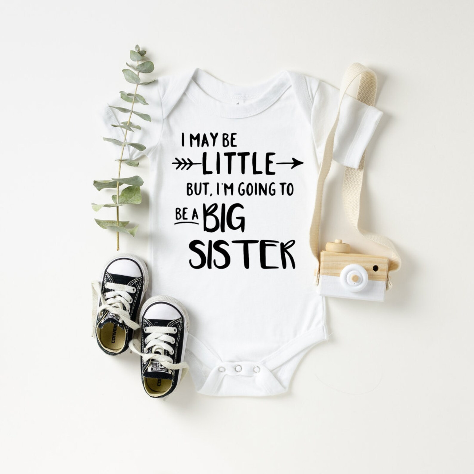 I May Be Little but I'm Going to Be a Big Sister Onesie® - Etsy