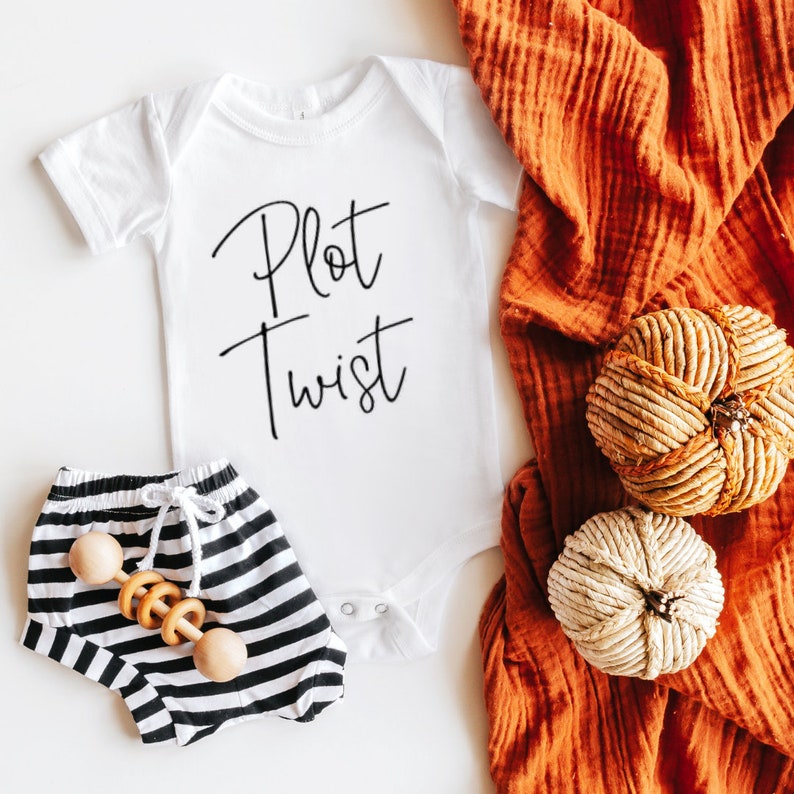 Plot Twist Onesie Funny Pregnancy Announcement ONESIE® Etsy Australia
