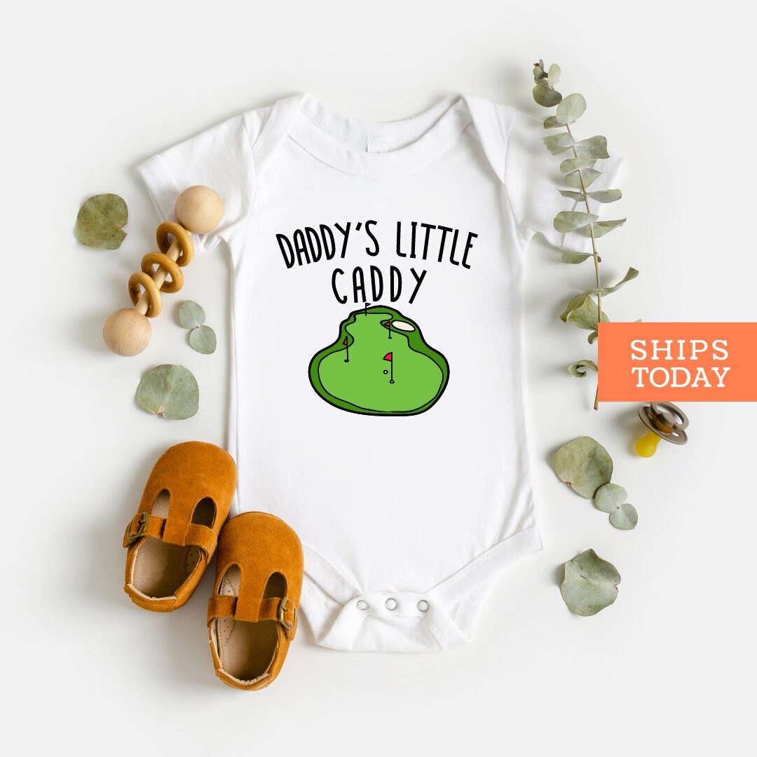 Daddy's Little Caddy Onesie®, Cute Baby Onesie, Baby Reveal Onesie