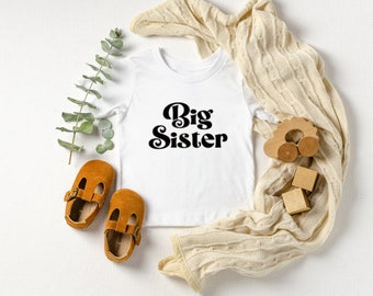 Promoted To Big Sister T-Shirt, Big Sis T-Shirt, Big Sister Gift, Pregnancy Announcement Shirt, I'm Going To Be A Big Sister T-Shirt