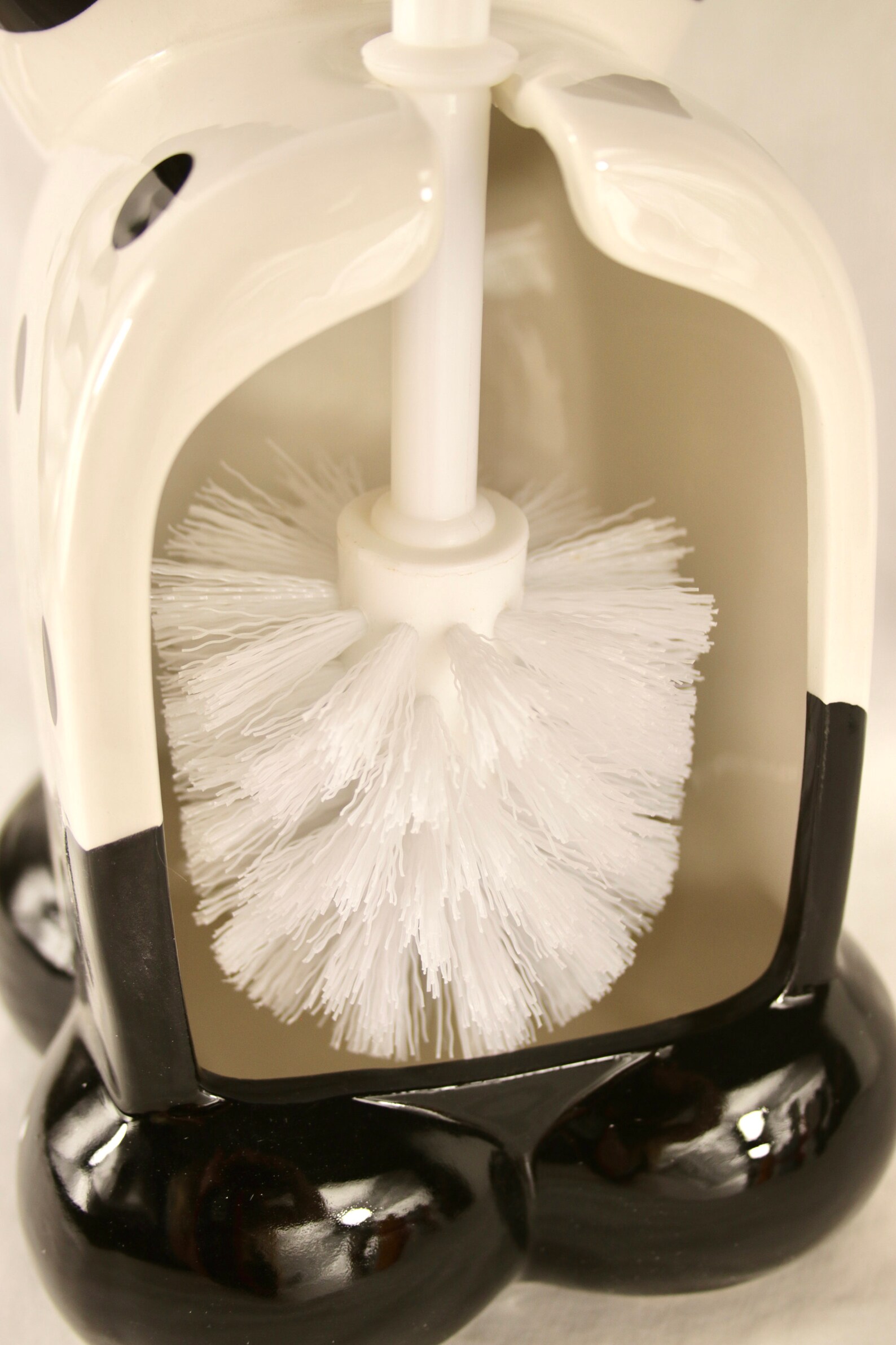 Ceramic Cat Toilet Brush Holder for Bathroom or WC Cream & Etsy