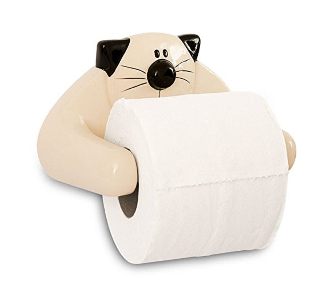 Cat Toilet Roll Holder Toilet Paper Holder Bathroom WC Ceramic Etsy