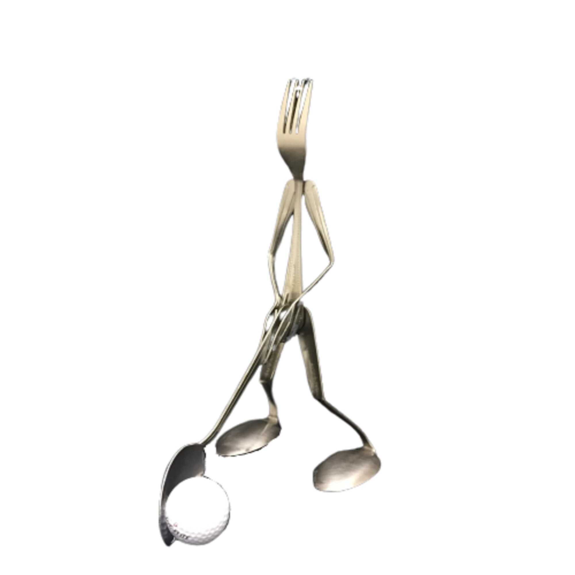 Golf Fork Man Ornament / Figurine par Forked Up Art -  France