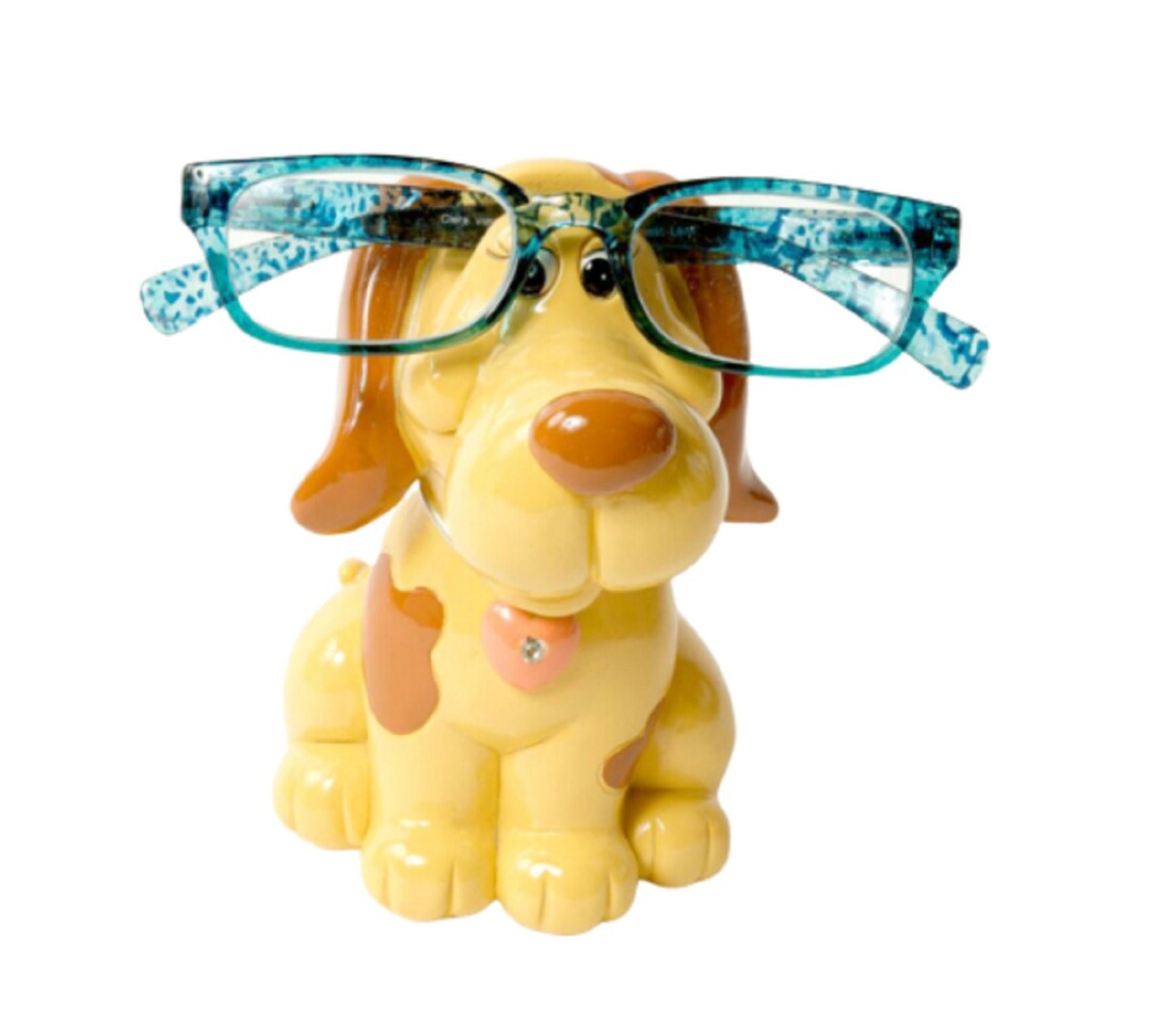 Cute Dog Reading Glasses or Spectacles Holder / Stand & Money Etsy