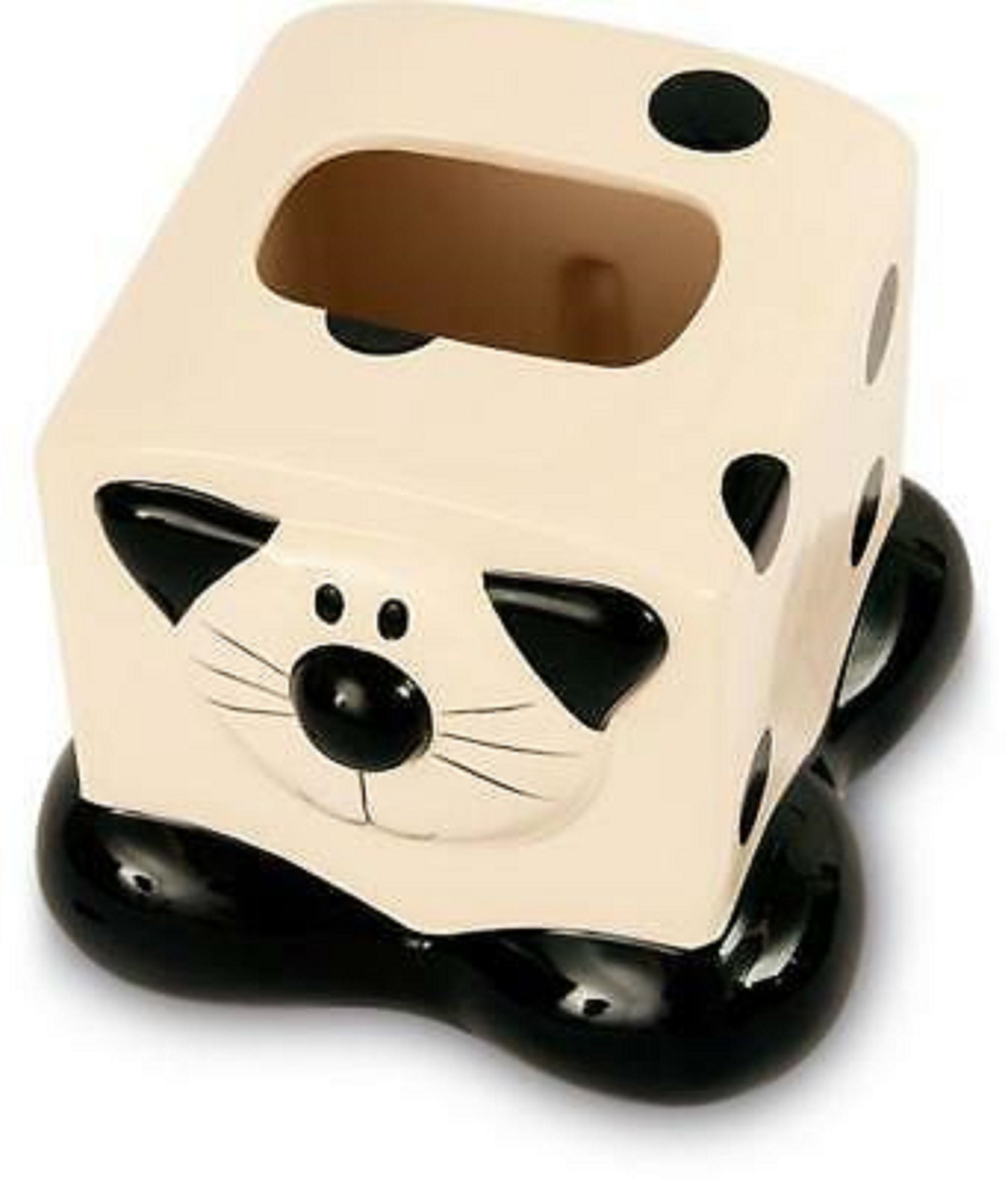Cat Tissue Box Cover Holder Tissues Dispenser Box Ceramic Etsy