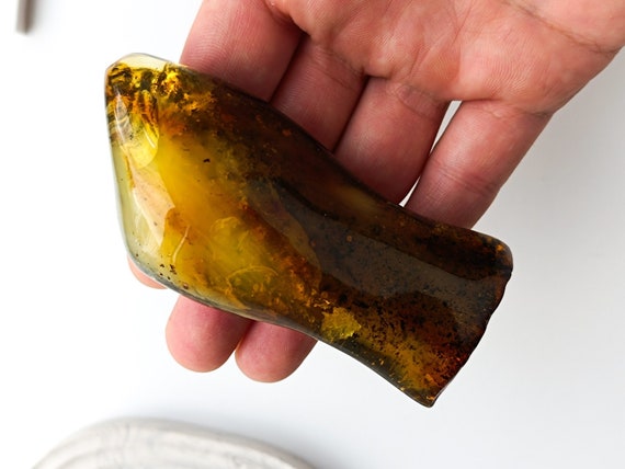 83 gr Massive Natural Amber Stone, Amber for Collectors and Museums, Genuine Amber Piece, Amber for Healing and Display, Home Decoration