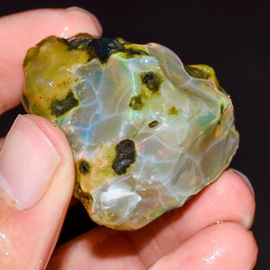 Opal Rough, Ethiopian Opal Raw, Crystal Opal Rough, Big Opal Rough, Fire Opal Rough, Natural Loose Opal Welo Fire Oil Opal Rough, 152.70 CTS