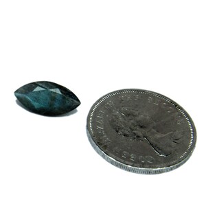 Labradorita marquesa de 16 x 8 mm, labradorita natural, piedra preciosa labradorita, labradorita marquesa, labradorita facetada, piedra natal labradorita azul