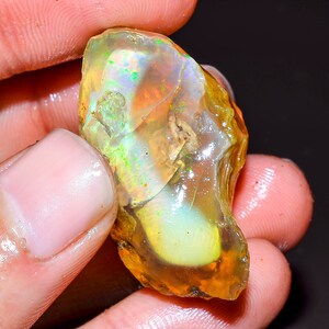 Opal Rough, Ethiopian Opal Raw, Crystal Opal Rough, Big Opal Rough, Fire Opal Rough, Natural Loose Opal Welo Fire Oil Opal Rough, 54 CTS
