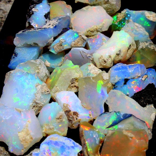Dry Opal Rough Lot AAA Grade Large Size Ethiopian Welo Opal Raw Suitable For Cutting And Making Jewelry Dry Opal Raw Gemstone