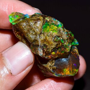 Ethiopian Opal Rough, Crystal Opal Rough, Big Opal Raw Opal Rough , Fire Opal Rough, Natural Loose Opal Welo Fire Oil Opal Rough, 91 CTS