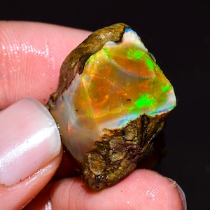 Opal Rough, Ethiopian Opal Raw, Crystal Opal Rough, Big Opal Rough, Fire Opal Rough, Natural Loose Opal Welo Fire Oil Opal Rough, 44 CTS