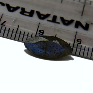 Labradorita natural: 12 x 6 mm Labradorita marquesa: piedra preciosa de labradorita: labradorita marquesa, labradorita facetada, piedra natal de labradorita azul