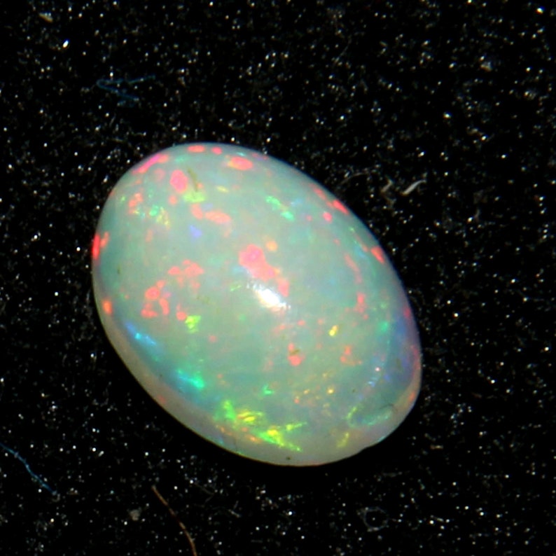 Natural Opal-Ethiopian Opal-Multi Fire Opal-Opal 8x10 mm-Opal Cabochon-Loose Opal-Opal For Jewelry-Calibrated Fire Opal-October Birthstone