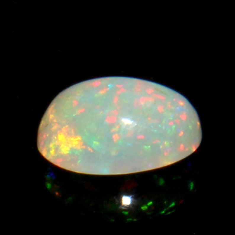 Natural Opal-Ethiopian Opal-Multi Fire Opal-Opal 8x10 mm-Opal Cabochon-Loose Opal-Opal For Jewelry-Calibrated Fire Opal-October Birthstone
