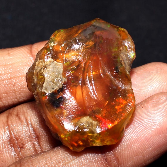 Raw fire opal for best sale sale