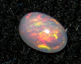7x5 mm Fire Opal-Natural Opal-Opal Cabochon-Oval Cabochon Opal-Loose Opal-Play Of Color Opal-Ethiopian Welo Fire Opal-September Birthstone