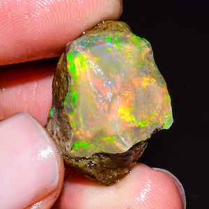 Opal Rough, Ethiopian Opal Raw, Crystal Opal Rough, Big Opal Rough, Fire Opal Rough, Natural Loose Opal Welo Fire Oil Opal Rough, 22 CTS