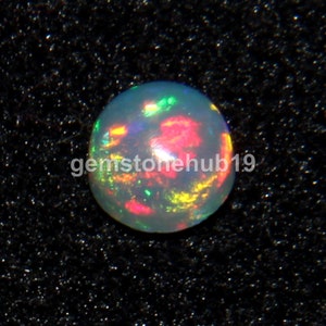 3x3 mm Opal-Ethiopian Opal-Opal Cabochon-Natural Opal-Round Opal-Fire Opal Round-Multi Fire Opal-Opal Gemstone-Boulder Opal-Opal For Jewelry