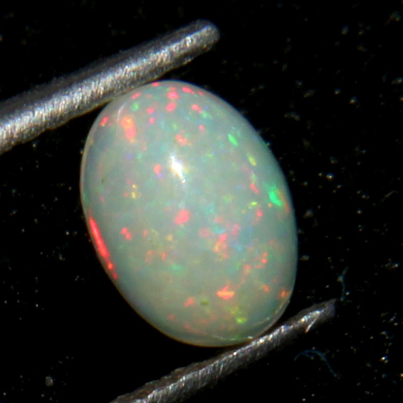Natural Opal-Ethiopian Opal-Multi Fire Opal-Opal 8x10 mm-Opal Cabochon-Loose Opal-Opal For Jewelry-Calibrated Fire Opal-October Birthstone