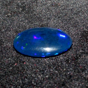 8.30 Carat-Natural Black Ethiopian Opal-Black Opal-Welo Fire Opal-16x22 mm Opal-October Birthstone-Opal Stone-Opal Cabochon-Loose Fire Opal