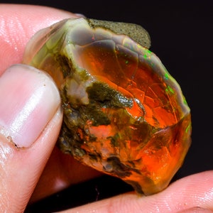 Opal Rough, Ethiopian Opal Raw, Crystal Opal Rough, Big Opal Rough, Fire Opal Rough, Natural Loose Opal Welo Fire Oil Opal Rough, 94 CTS