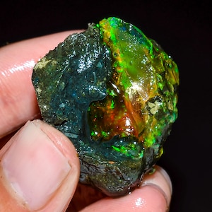Opal Rough, Ethiopian Opal Raw, Crystal Opal Rough, Big Opal Rough, Fire Opal Rough, Natural Loose Opal Welo Fire Oil Opal Rough, 78.15 CTS