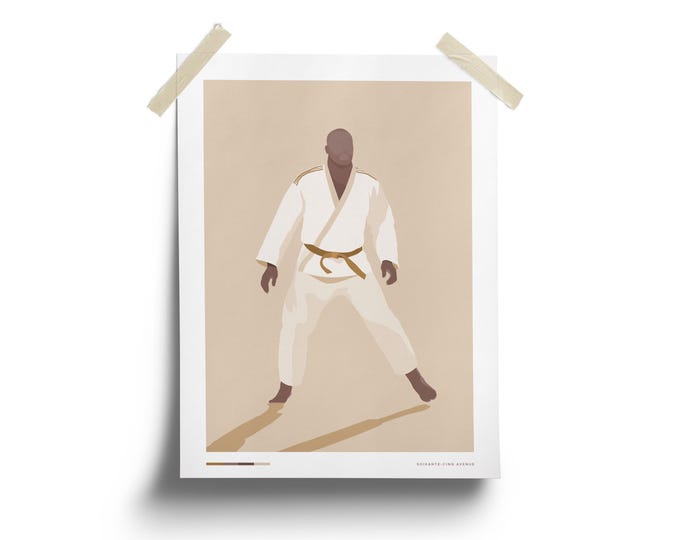 Teddy Riner - Judo. Poster, Print
