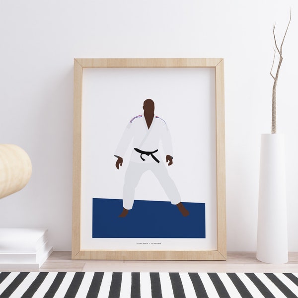 Teddy Riner - Judo. Affiche, Poster, Impression