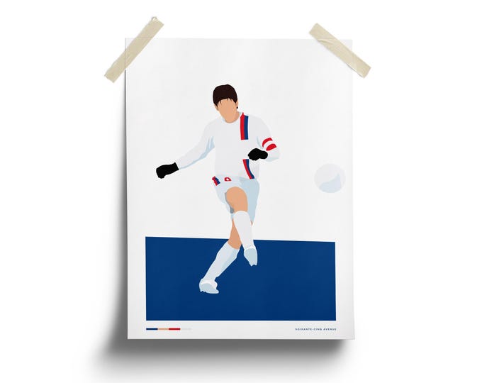 JUNINHO - Olympique Lyonnais - Football. Poster, Print