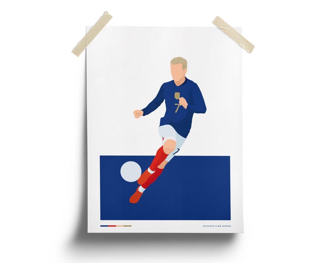 Antoine Griezmann - French National Team - Football. Poster, Print