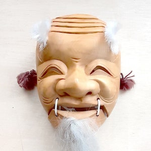Japanese Noh Mask Okina