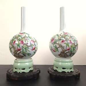 中国の磁器の青と白の蓋付き壺 - Etsy 日本