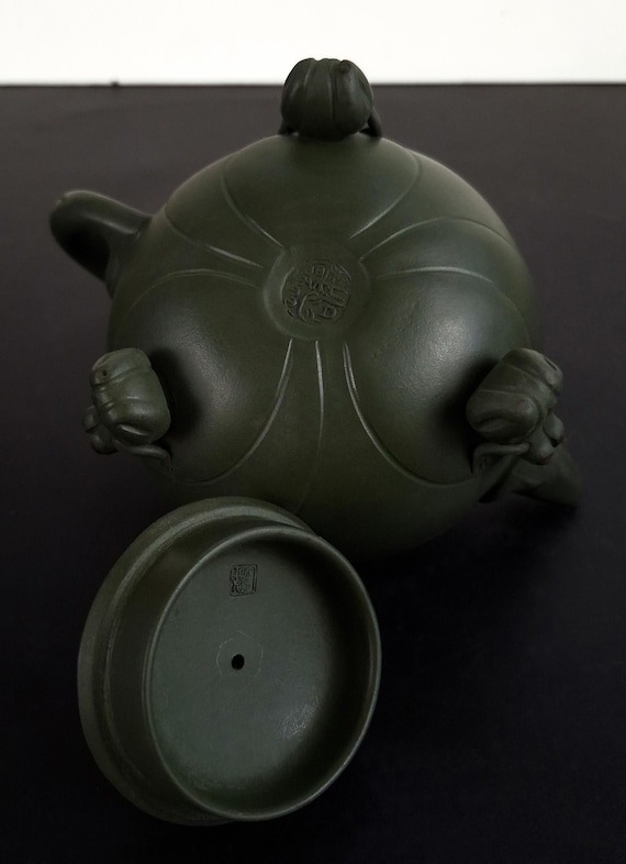 Chinese Yixing Zisha Lotus Flower Frogs Teapot - Etsy Chinese Yixing Zisha Lotus Flower Frogs Teapot - Etsy