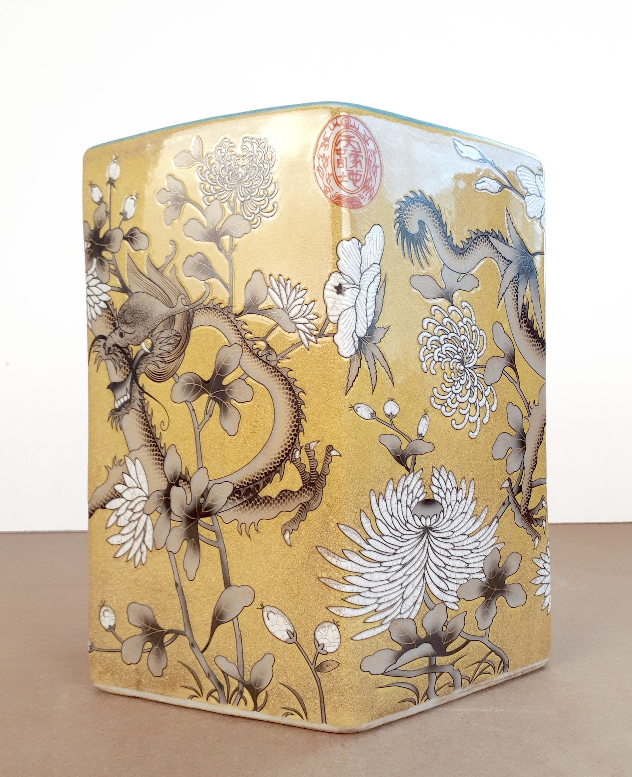 中国磁器 Da Ya Zhai 六角龍ビトン - Etsy 日本