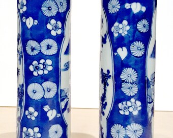 中国の磁器製花鳥陶器のペア - Etsy 日本