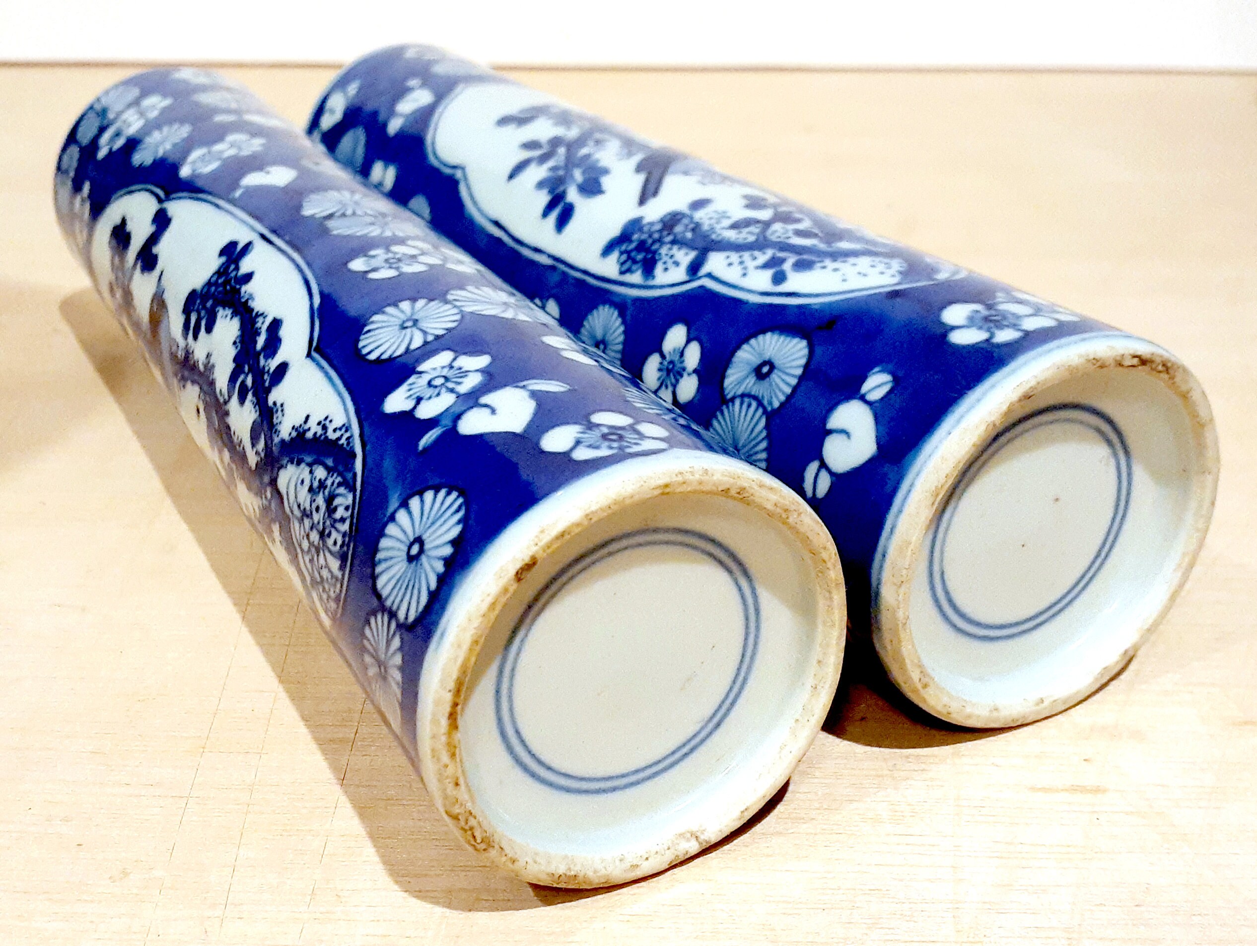 中国の磁器製花鳥陶器のペア - Etsy 日本